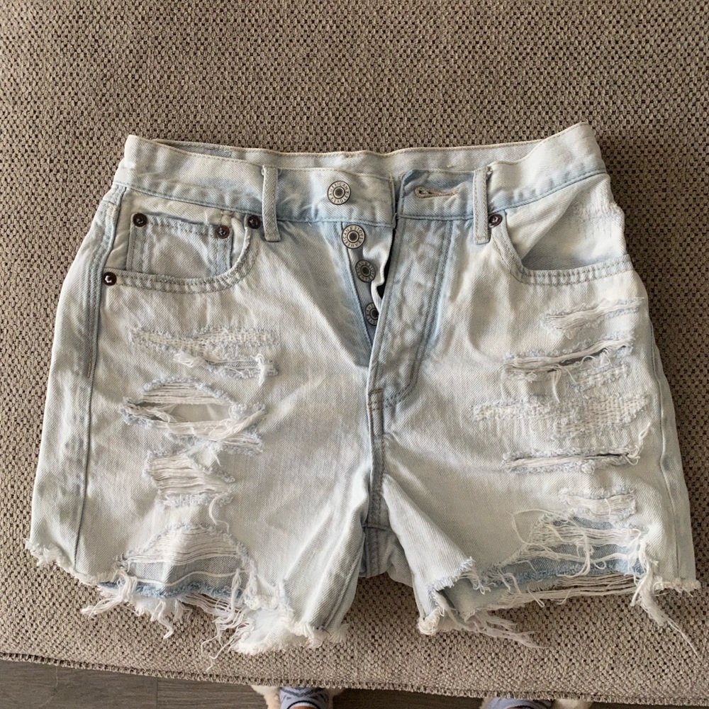 High waisted American eagle shorts size 0